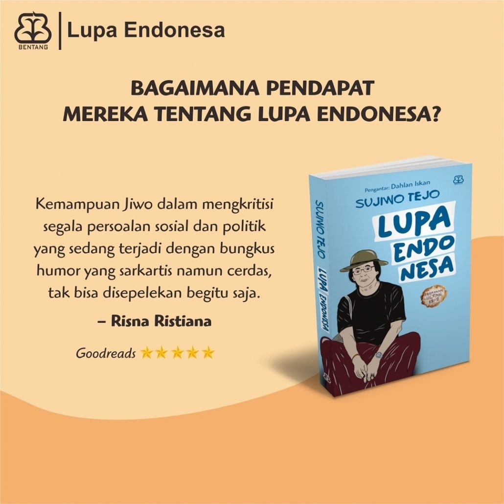 Goodreads - Lupa Endonesa Sujiwo Tejo 2